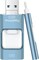 Thumb Drive for Iphone 512GB, 4 in 1 USB Type C Memory Stick, Photo Stick External Storage Flash Drive for Iphone Ipad Android Computer, Sky Blue